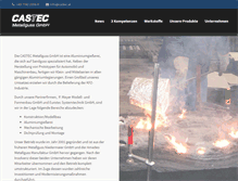 Tablet Screenshot of castec.at